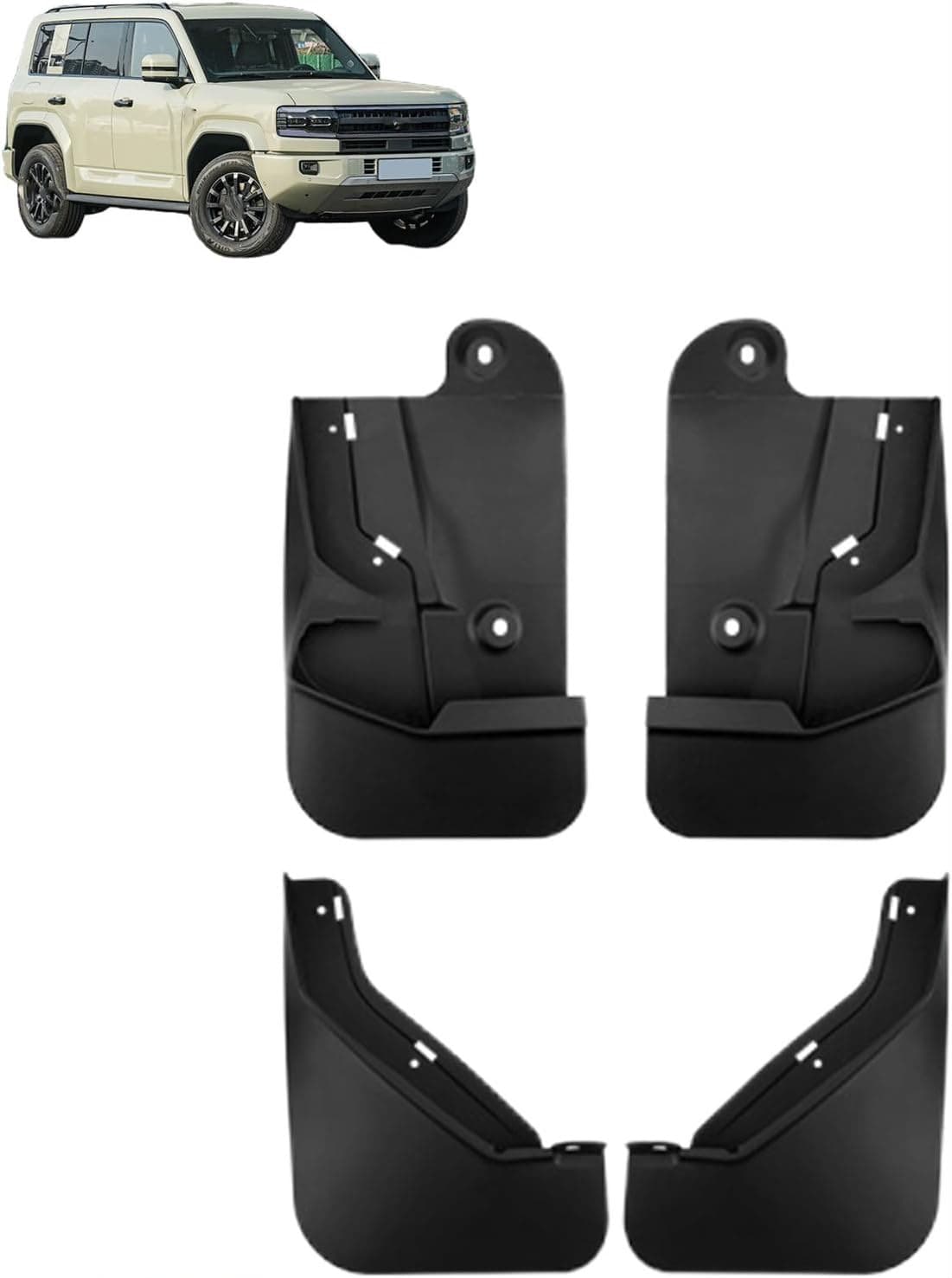4Pcs Mud Flaps Set