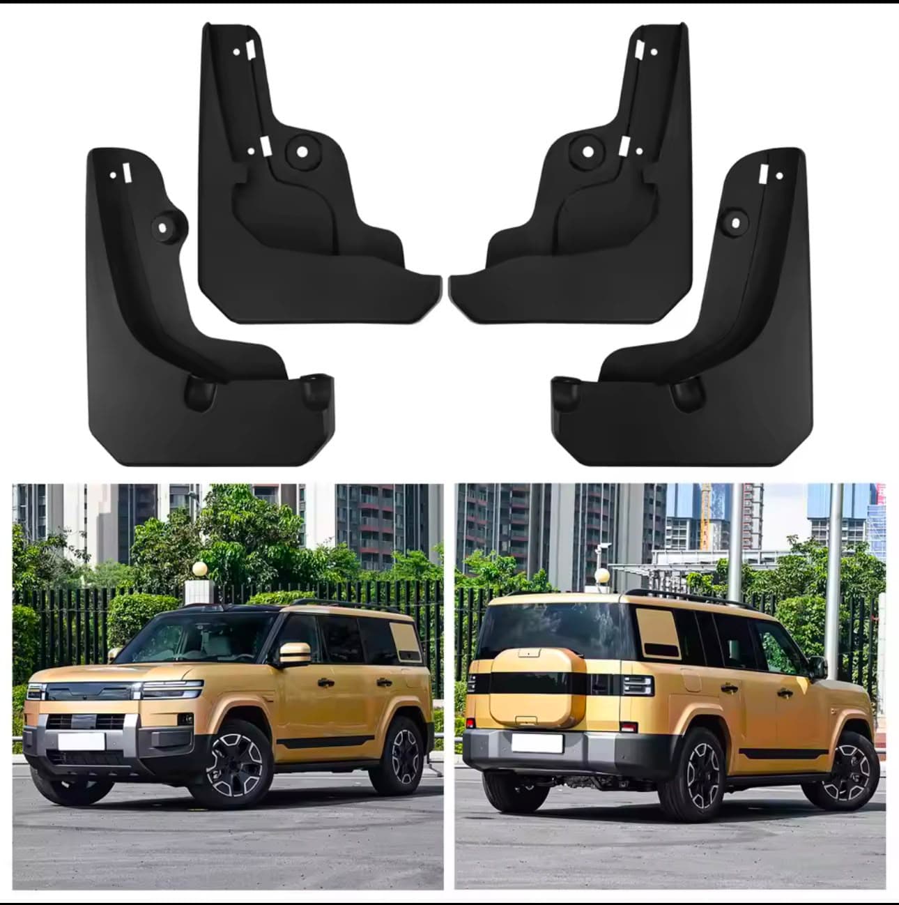 4Pcs Mud Flaps Set