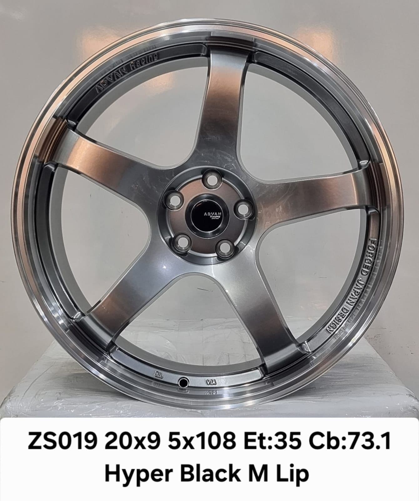 جنط 20 بوصة - ZS019 أسود هايبر (4 قطع)
